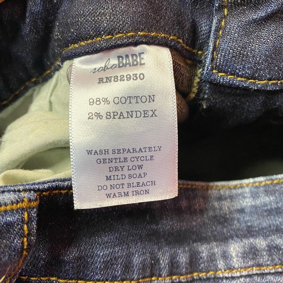 Ripped Dark wash “Soho Babe” boyfriend jeans - Picture 5 of 5